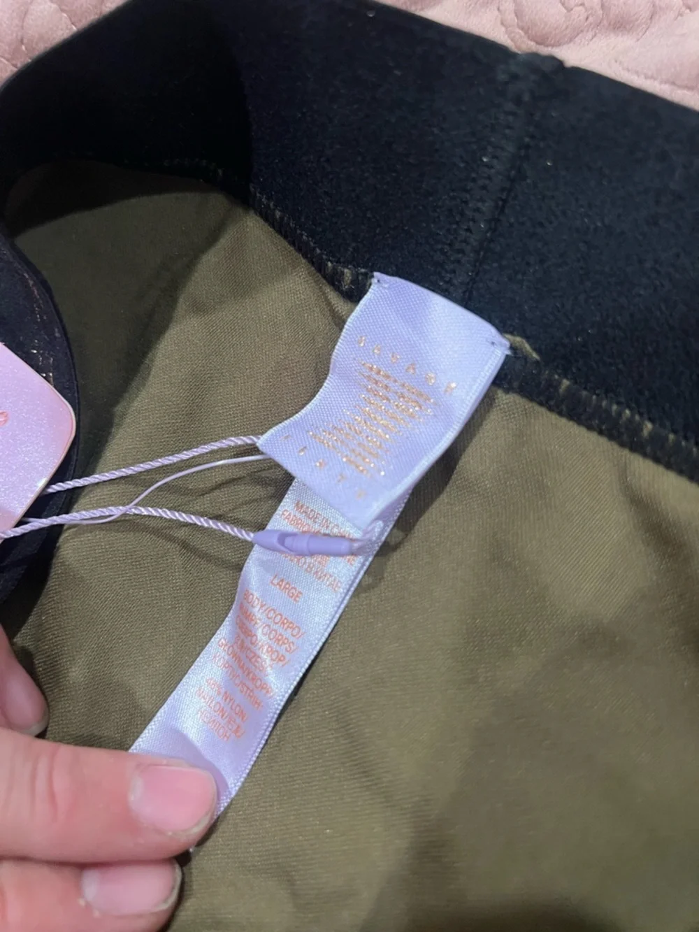 Savage X Fenty Olive Green Boxer Briefs with Black Logo Waistband